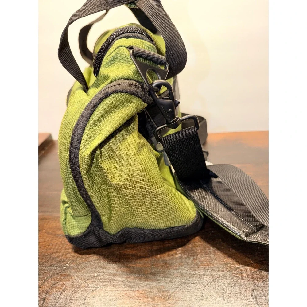 L.L. Bean‎ Green LAB Duffel Crossbody Bag Travel Gym Weekender Carry On